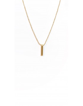 Υποαλλεργικό Κολιέ Χρυσό Με Μενταγιόν 40/42CM (1G1F) Farma Bijoux