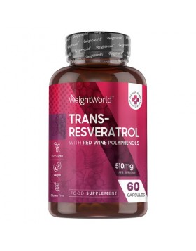 Trans-Resveratrol Αντιοξειδωτική- Αντιγηραντική Φόρμουλα WeightWorld 60caps