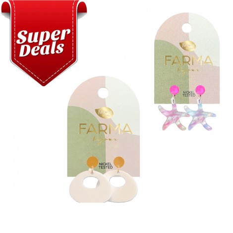 Σετ Υποαλλεργικών Κοσμημάτων Farma Bijoux (PL50 & 03SE)