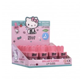 Lip Gloss με γεύση φράουλα Hello Kitty 5.5ml (Stand 24 τεμάχια)