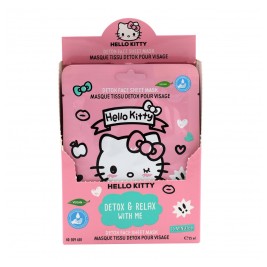 Μάσκα Προσώπου Hello Kitty Για Αποτοξίνωση (Stand 12 τεμάχια) Take Care