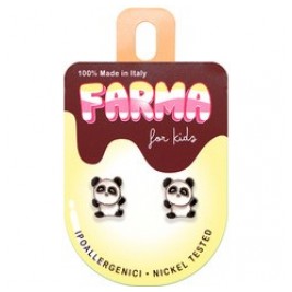 Υποαλλεργικά Σκουλαρίκια for Kids Panda (BEPS970) Farma Bijoux