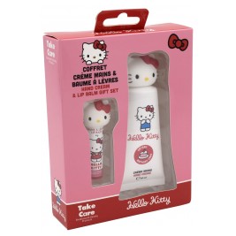 Σετ Κρέμα Χεριών & Lip Balm 3D Hello Kitty Take Care