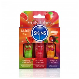 Σωληνάρια Δειγματοληψίας Λιπαντικών Skins 3x12ml Fruity Lubes Skins Sexual Health