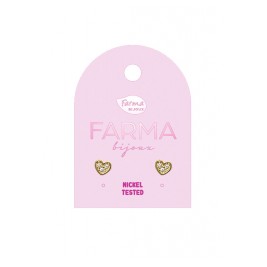 Υποαλλεργικά Σκουλαρίκια for Kids Καρδιά Zircon 5mm (BEG023) Farma Bijoux