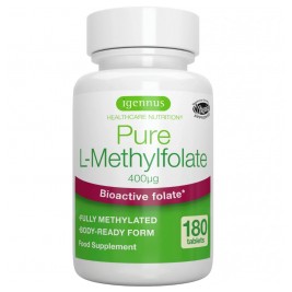 L-Methylfolate 400mcg – Βιοενεργό Φολικό Οξύ 180tablets Igennus