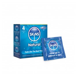 Skins Natural Condoms Φυσικά Προφυλακτικά Λάτεξ Skins Sexual Health 
