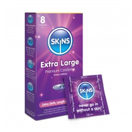 Skins Extra Large Condoms Ποικιλία Προφυλακτικών XL Skins Sexual Health 
