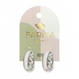 Farma Bijoux Υποαλλεργικά Σκουλαρίκια Mini Drop earrings 15mm (BEG029) 
