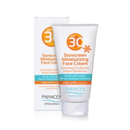 Αντηλιακή ενυδατική κρέμα προσώπου SPF30 Panacea Natural Products 50ml