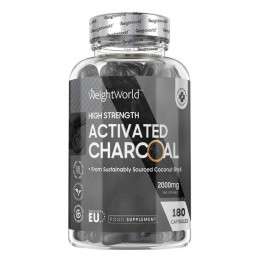 Ενεργός Άνθρακας Activated Charcoal 2000mg WeigthWorld 180 caps