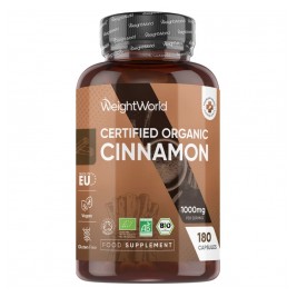 Οργανική Κανέλα 1000mg WeightWorld 180 caps