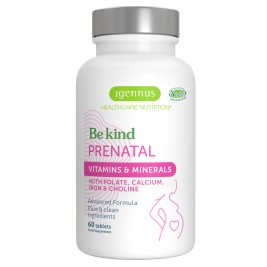 Πολυβιταμίνες Για Εγκύους Be Kind Advanced Prenatal Multivitamin 60tabs Igennus