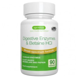 Digestive Enzymes & Betaine HCl 90 caps Igennus