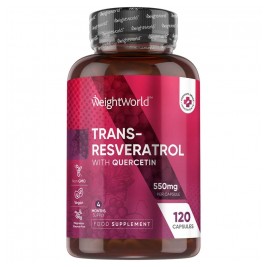 Trans-Resveratrol με Κερσετίνη 550mg 120caps WeightWorld 